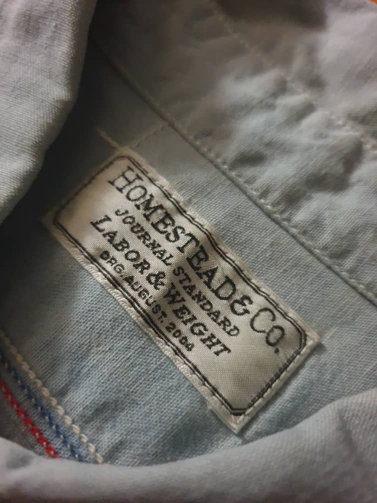 Journal Standard Journal Standard Salvedge Japanese Brand Chambray Shirt Size US M / EU 48-50 / 2 - 2 Thumbnail