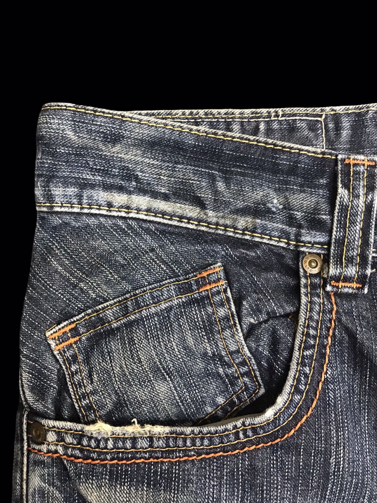 Edwin 💥90s Style💥EDWIN REGULAR MUD STONEWASH DENIM F76 Size US 32 / EU 48 - 9 Thumbnail