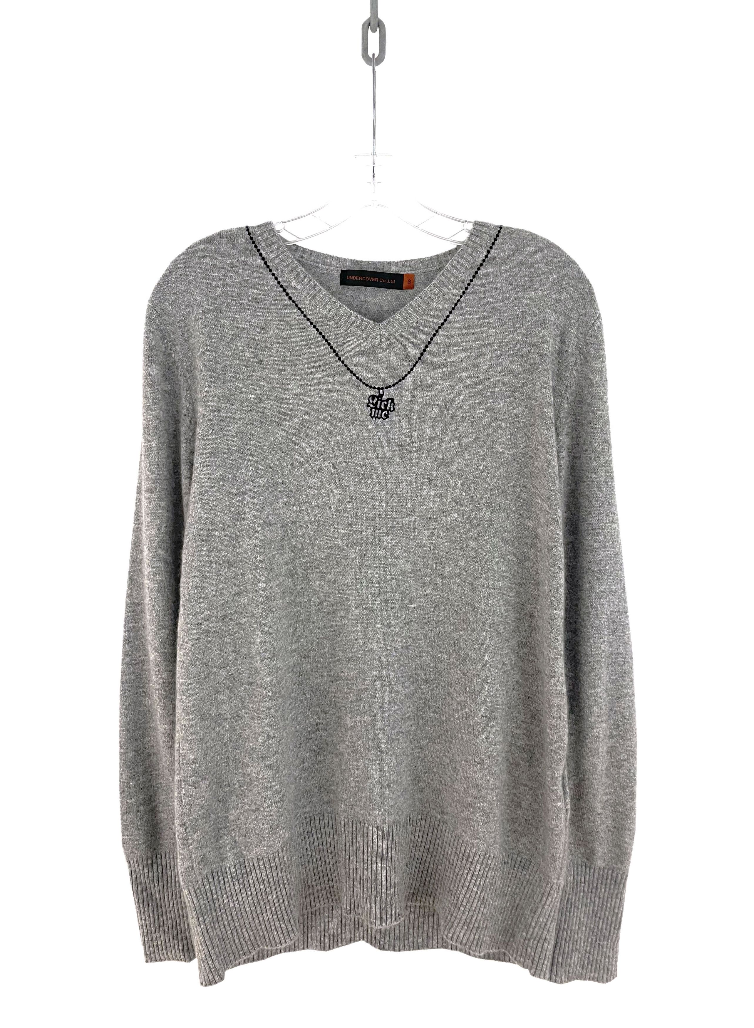 Undercover AW05 Arts & Crafts Lick Me Cashmere Sweater Size US L / EU 52-54 / 3 - 1 Thumbnail