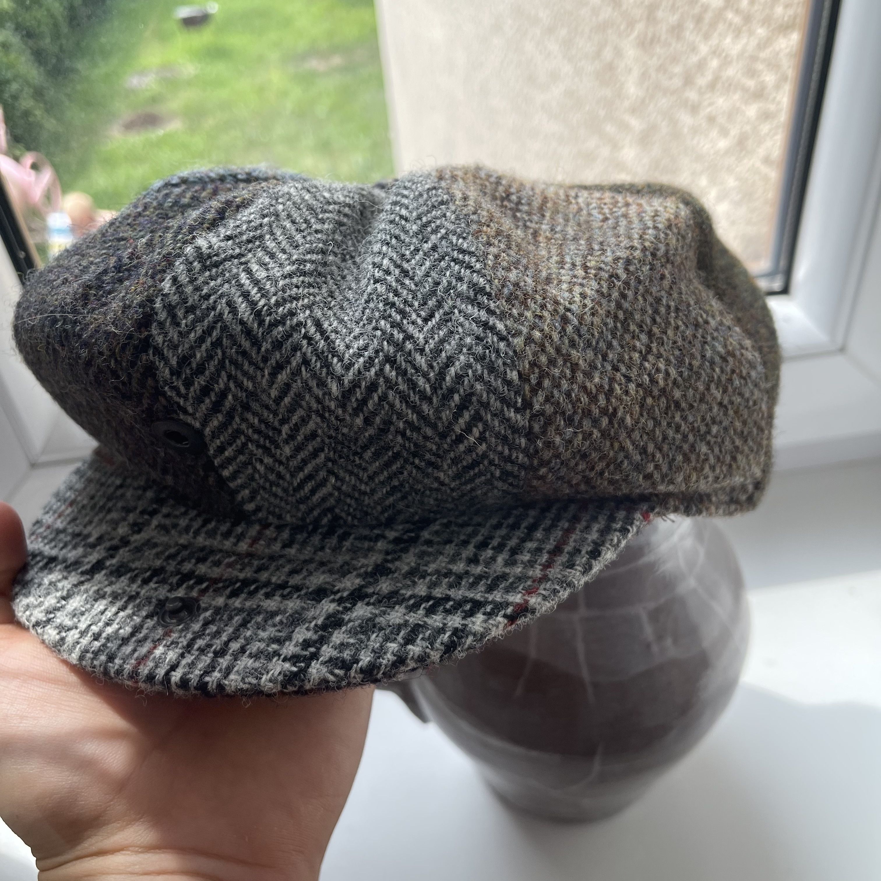 Harris Tweed × Vintage Vintage Y2K Harris Tweed Cap Streetwear Size L Size ONE SIZE - 2 Thumbnail