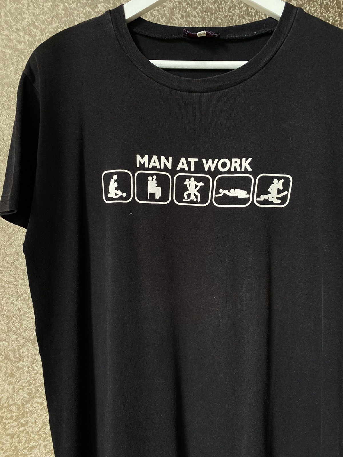 Band Tees Vintage Man at Work Humor tee Sex Porn Size US M / EU 48-50 / 2 - 6 Thumbnail