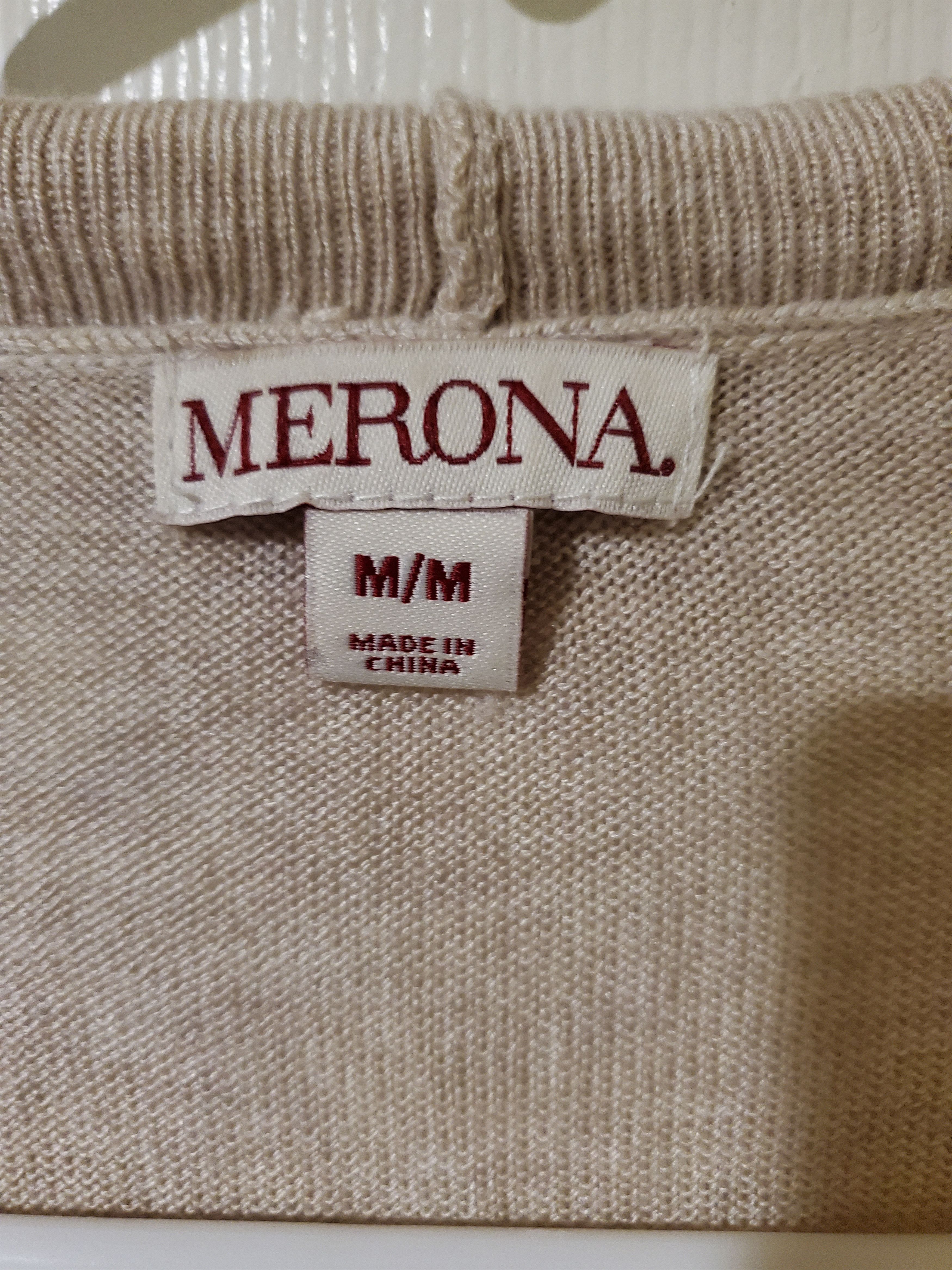 Merona Cream colored comfy + cozy cardigan/sweater (size M) Size M / US 6-8 / IT 42-44 - 3 Thumbnail