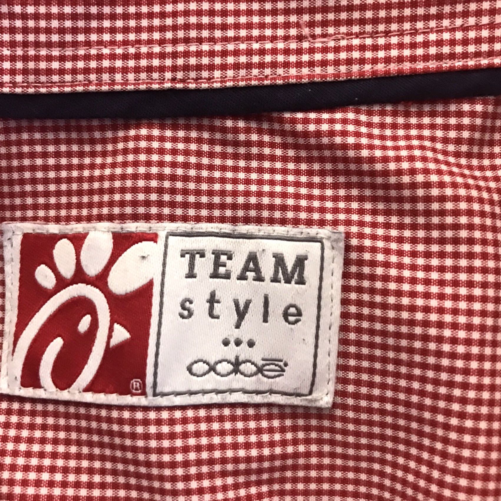 Vintage Oobe Red/White Plaid Button-Up Shirt Womens Size XL Casual Workwear Uniform Size XL / US 12-14 / IT 48-50 - 3 Thumbnail