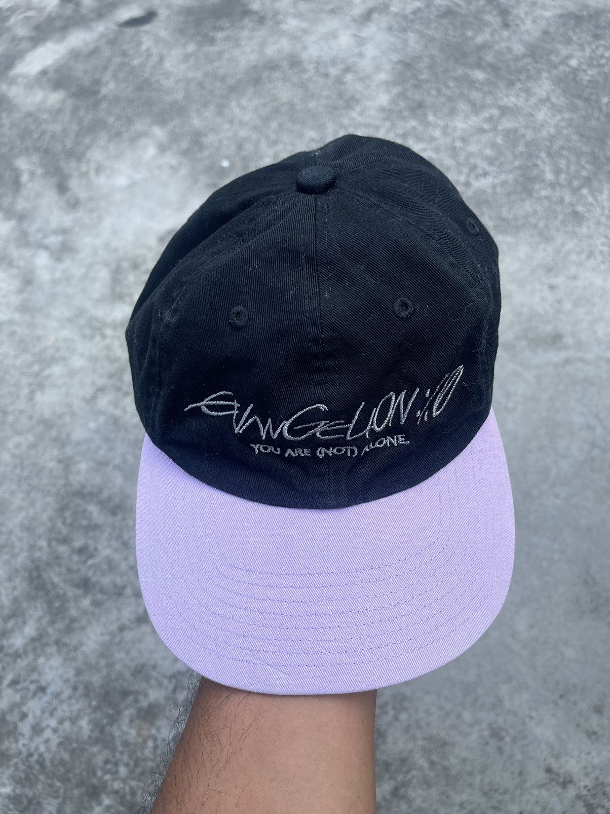Japanese Brand × Vintage Vintage Evangelion Cap Size 58cm Asuka Rei Ayanami Shinji OG Size ONE SIZE - 2 Thumbnail