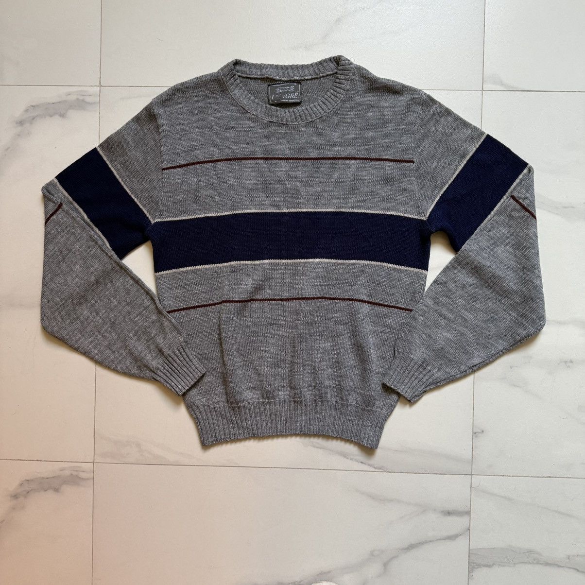 Le TIGRE × Vintage Vintage 90s Le Tigré Knitted Sweater Size US S / EU 44-46 / 1 - 2 Thumbnail
