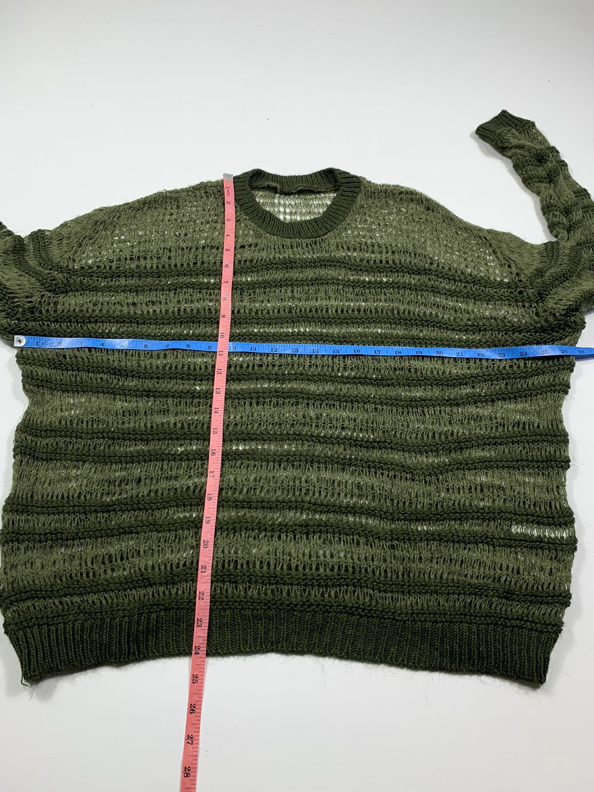 20471120 Stripe Grunge Sweater Kurt Cobain Style Size US L / EU 52-54 / 3 - 7 Thumbnail