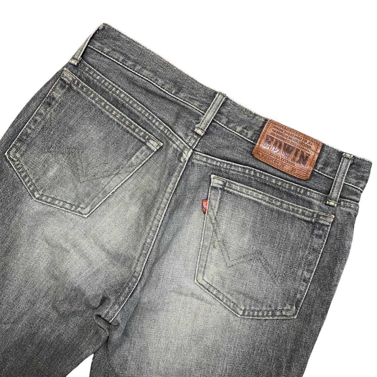 Edwin Flare Jeans Edwin Japan Denim Boot Cut Faded Black Punk Size US 30 / EU 46 - 7 Thumbnail