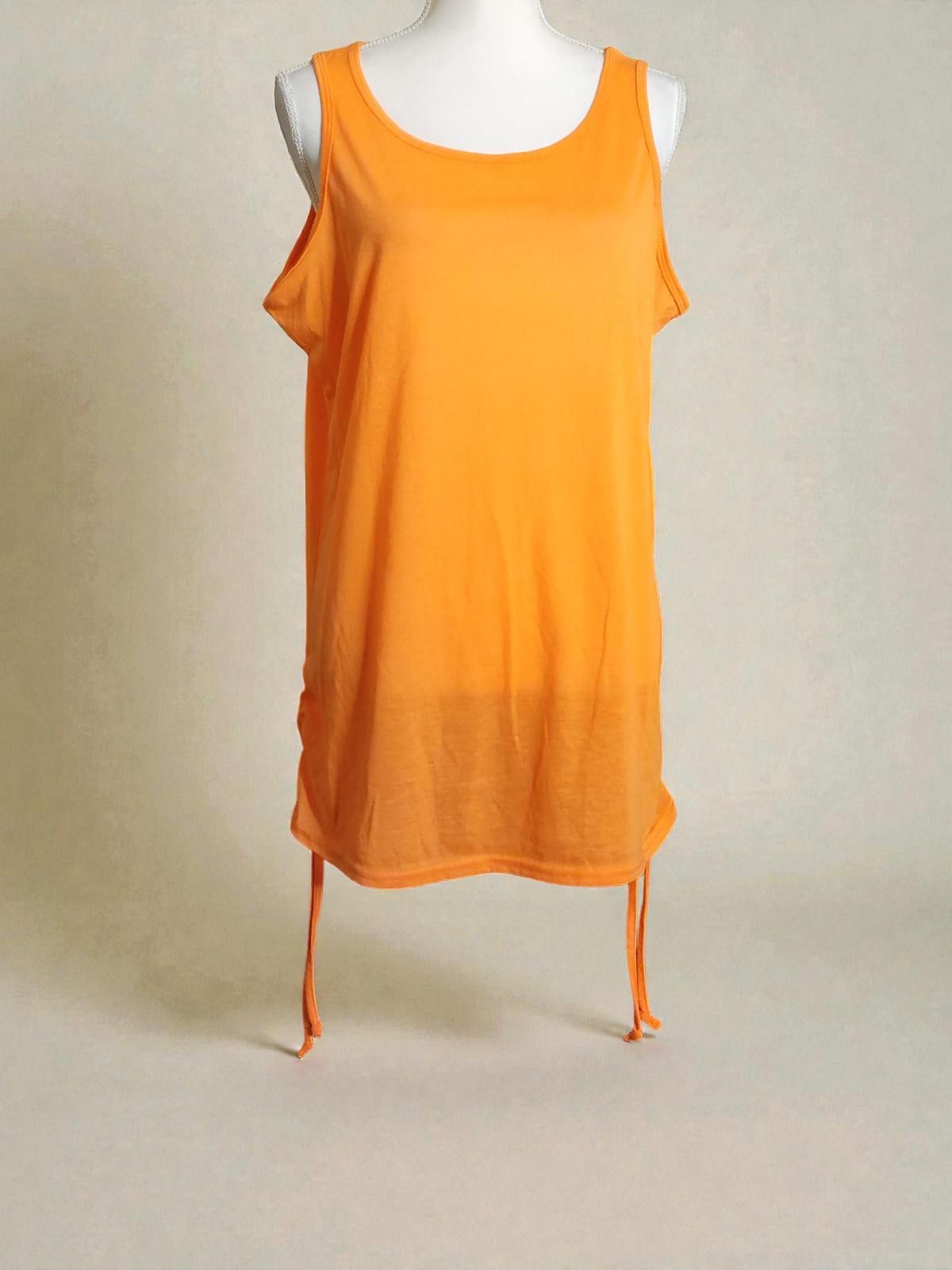 Other Jennifer Lauren Plus Orange Tank Top Size 1X Size XL / US 12-14 / IT 48-50 - 2 Thumbnail