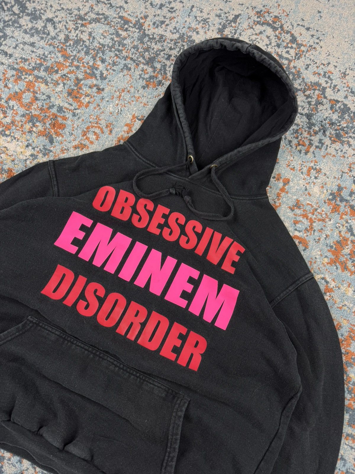 Eminem × Rap Tees × Vintage Rare Vintage 00s Obsessive Eminem Disorder hoodie rap hiphop Size US M / EU 48-50 / 2 - 4 Thumbnail