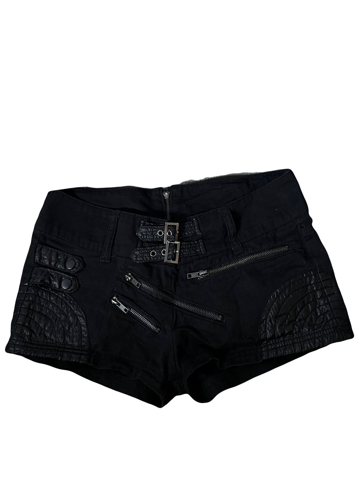 Japanese Brand Japanese grunge micro shorts 🖤🧛🏻‍♀️ Size 28" / US 6 / IT 42 - 7 Thumbnail