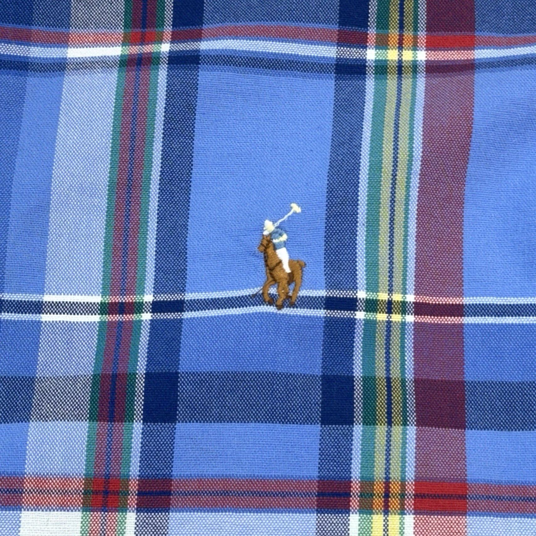Ralph Lauren Ralph Lauren Shirt Mens 4XB Blue Plaid Oxford Long Sleeve Button Down Casual NWT Size US XXL / EU 58 / 5 - 4 Thumbnail