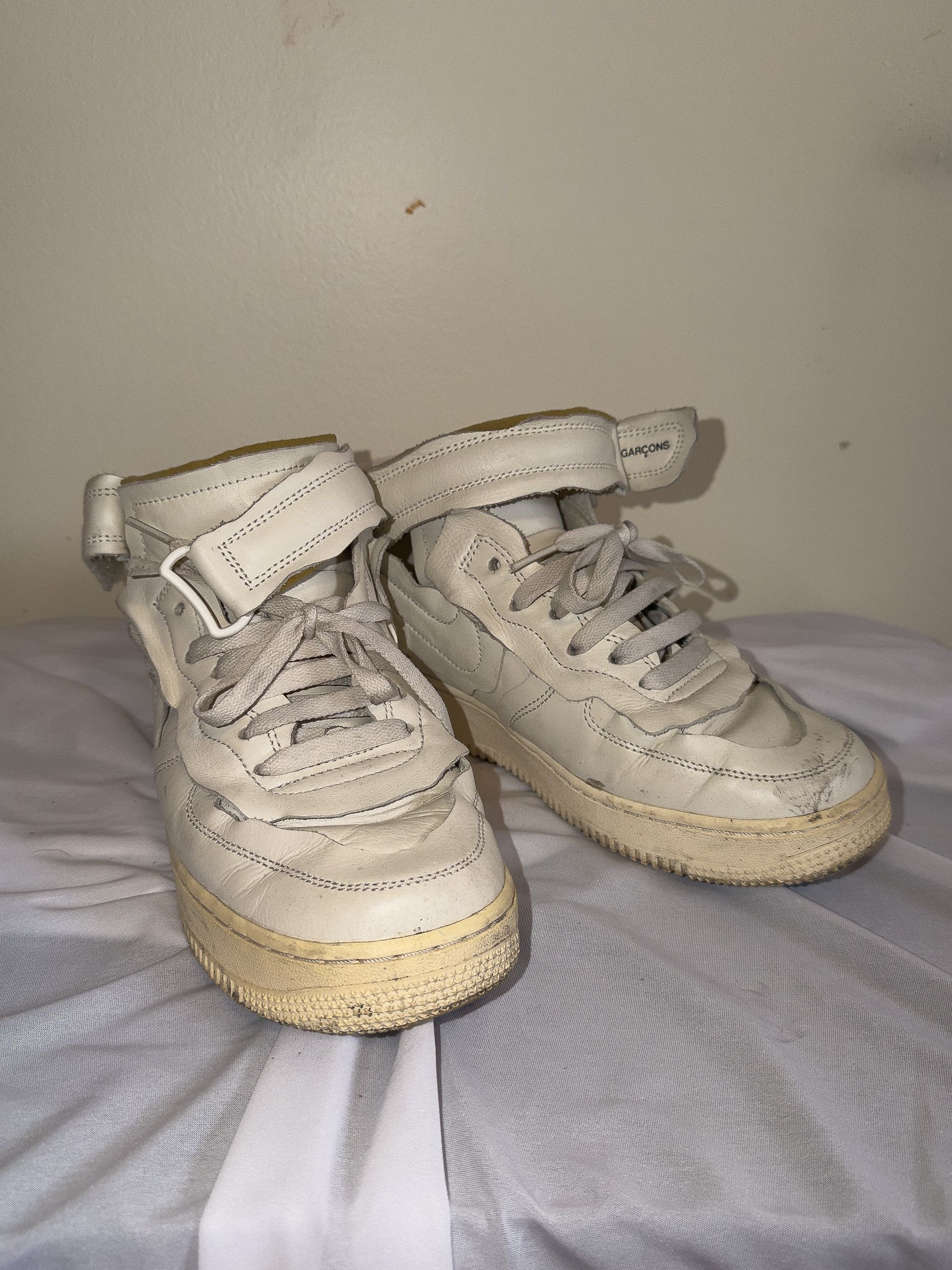 Comme des Garcons × Nike Comme des Garcons Nike Air Force 1 Mid Size US 7.5 / EU 40-41 - 3 Thumbnail