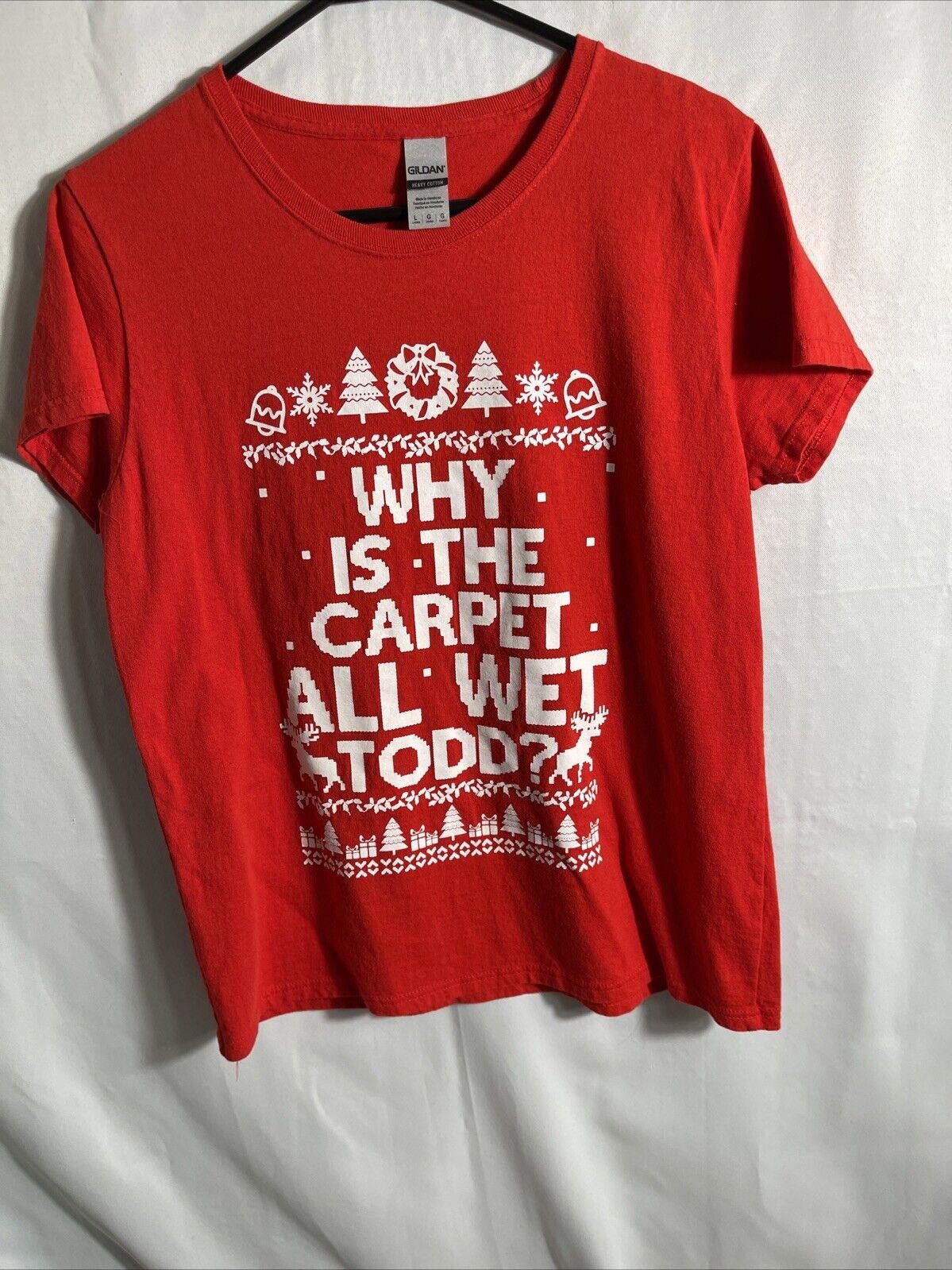 Gildan Gildan CHRISTMAS SET. 2 T-Shirts. Red Large And GREEN medium Size L / US 10 / IT 46 - 1 Thumbnail