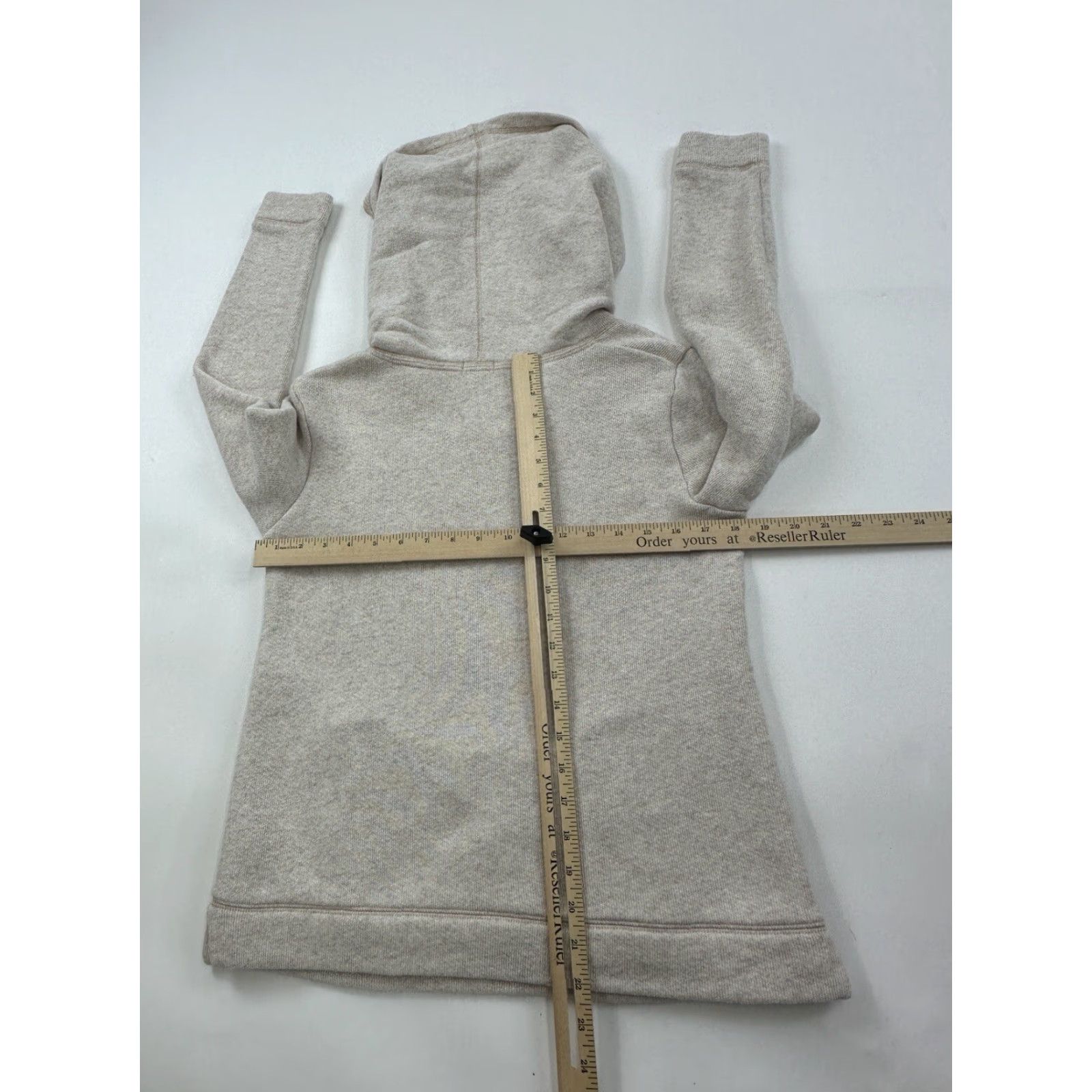 J.Crew J.Crew Sweater Shirt Funnelneck Pullover Wool Blend Womens Small Beige Pockets Size S / US 4 / IT 40 - 6 Thumbnail