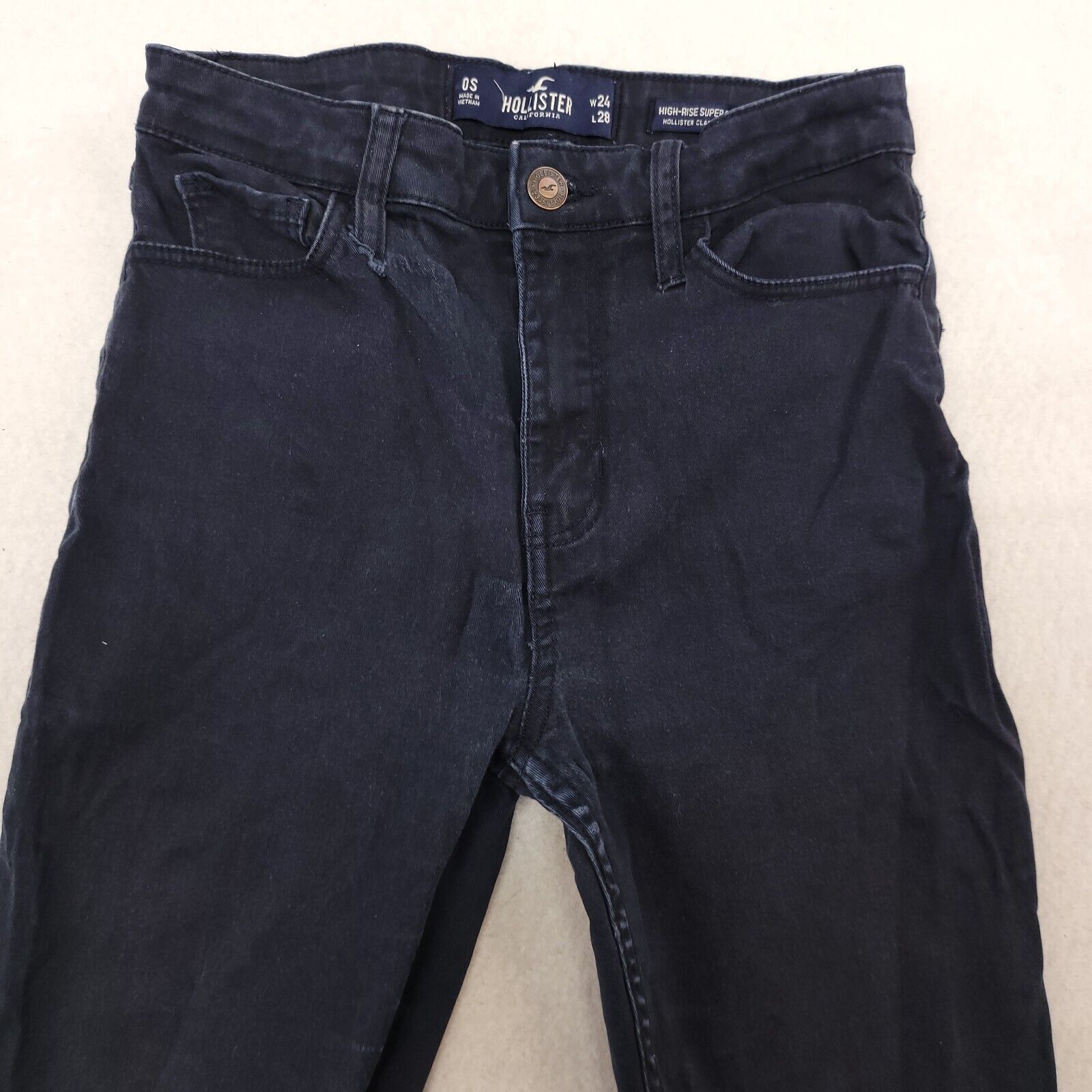 Hollister Hollister High-Rise Button Zip Denim Jeans Womens Size 24x28 Size 24" / US 00 / IT 34 - 1 Thumbnail