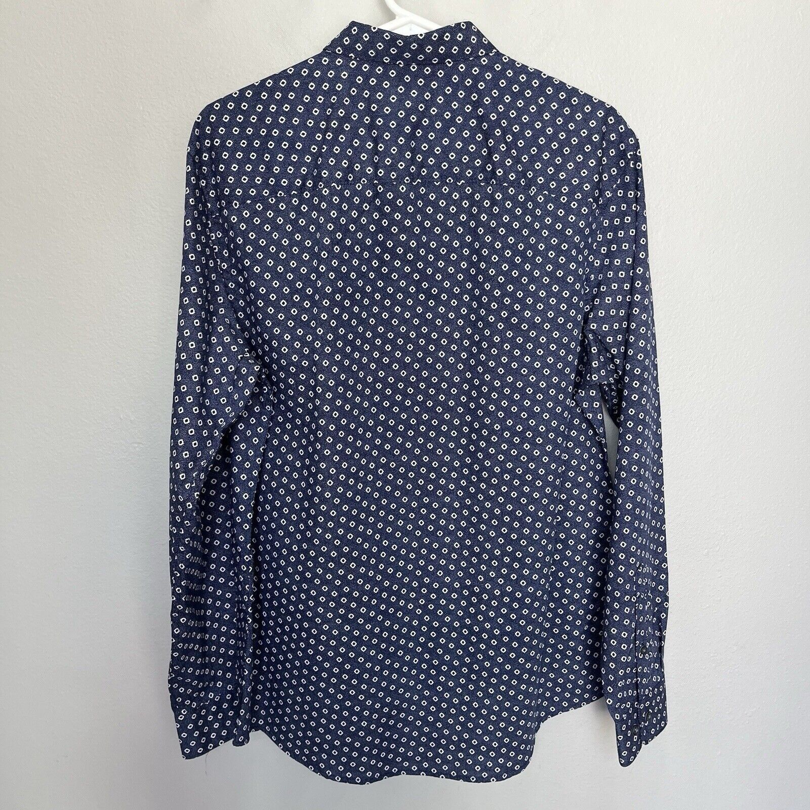 Perry Ellis Perry Ellis | Slim Fit Floral Dot Long Sleeve Button Shirt Size US L / EU 52-54 / 3 - 5 Thumbnail