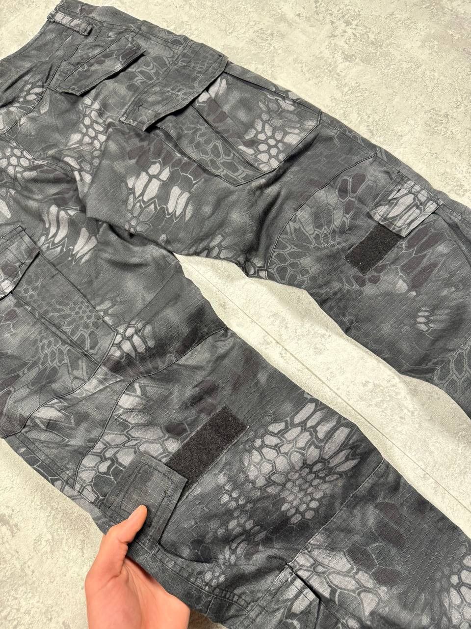Japanese Brand Emerson Gray Camo Multipocket Tactical Pants Size 36 Size US 36 / EU 52 - 19 Thumbnail