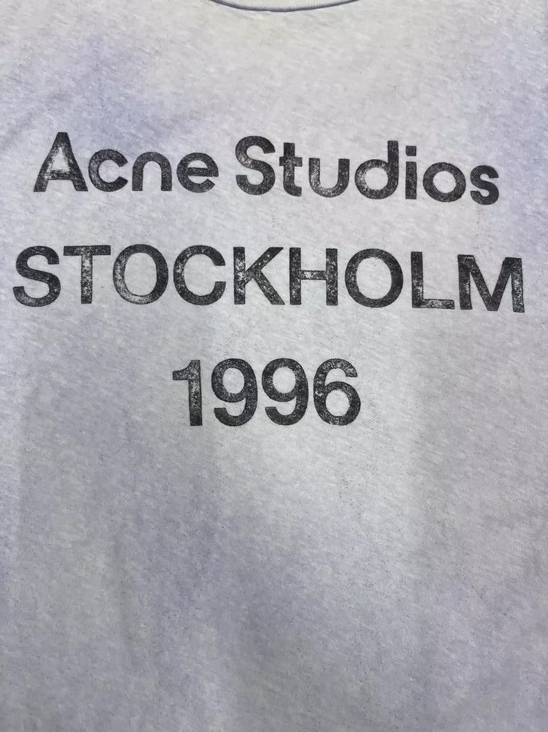 Acne Studios Acne Studios 1996 Collection Logo Print Crew Neck Short Sle Size US S / EU 44-46 / 1 - 3 Thumbnail