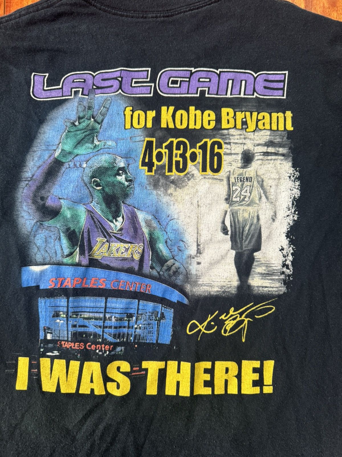 Vintage Kobe bryant Last game 4/13/16 Size US M / EU 48-50 / 2 - 4 Thumbnail