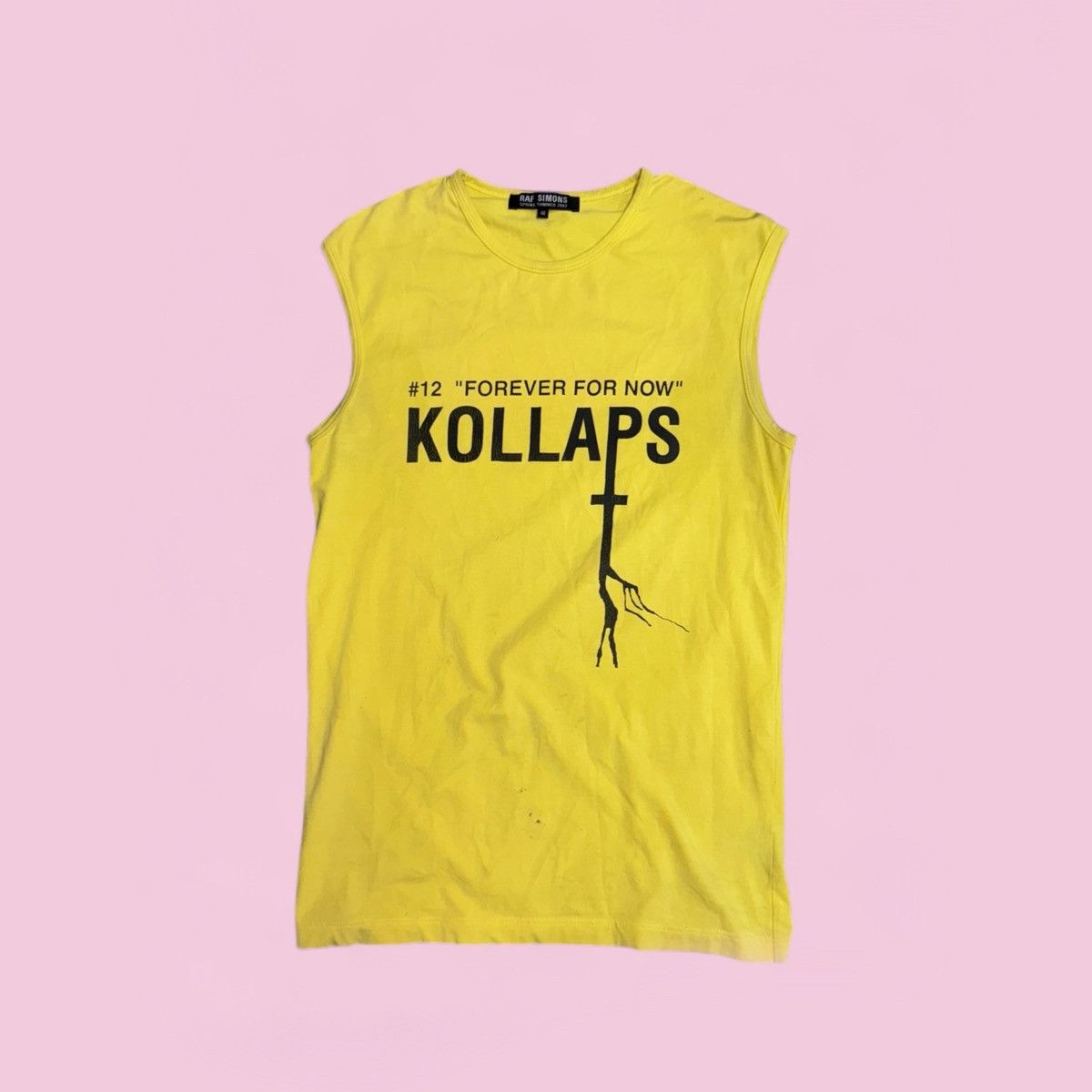 Raf Simons Kollaps Tank Top | Grailed
