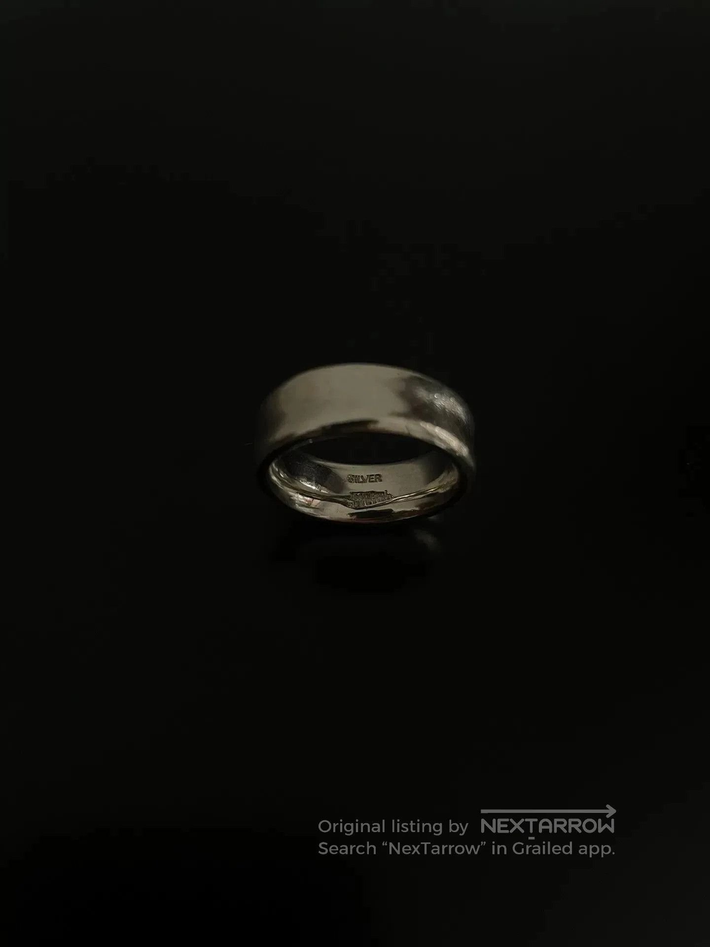 Jean Paul Gaultier Jean Paul Gaultier Minimalist Silver Ring. Size ONE SIZE - 4 Thumbnail