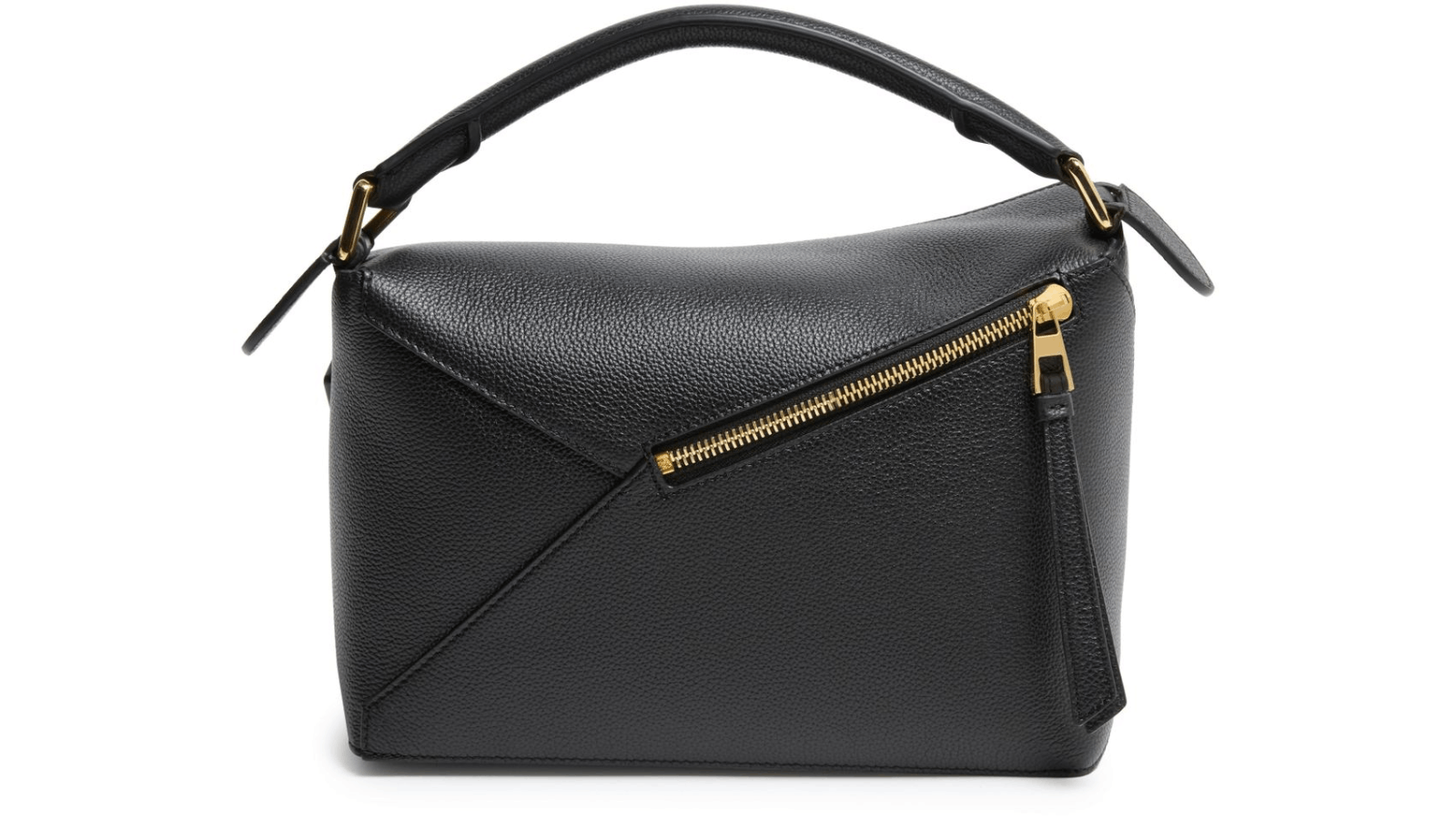Loewe LOEWE Puzzle Small Edge Black Leather Handbag New Auth Size ONE SIZE - 3 Thumbnail