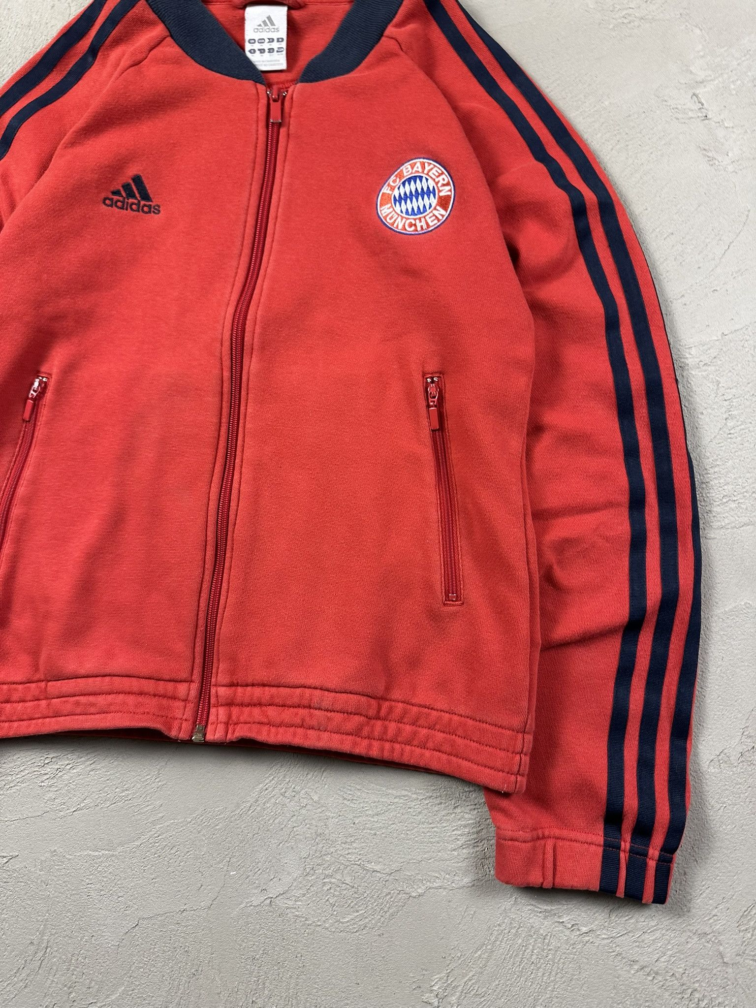 Adidas 00s Vintage Adidas Bayern Munich Zip Sweatshirt Y2k Size M / US 6-8 / IT 42-44 - 5 Thumbnail