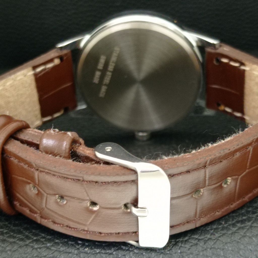 Other VINTAGE MONTINE HAND-WINDING SWISS MENS SILVER WATCH a444153 Size 38 - 2 Thumbnail