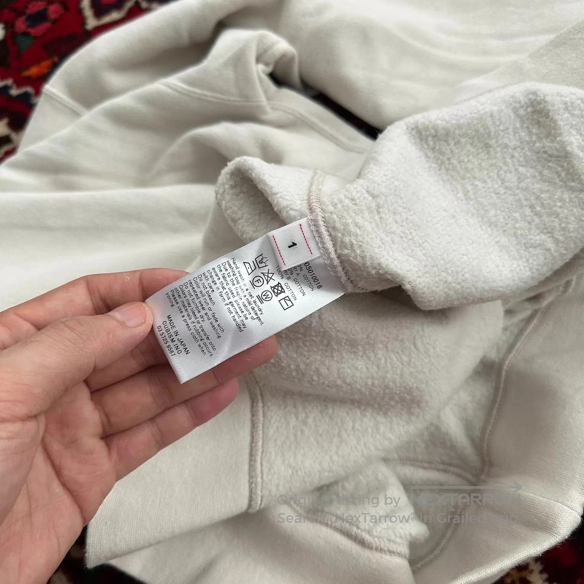 Visvim White Hoodie with Bandana Print Elbow Patches. Size US S / EU 44-46 / 1 - 7 Thumbnail