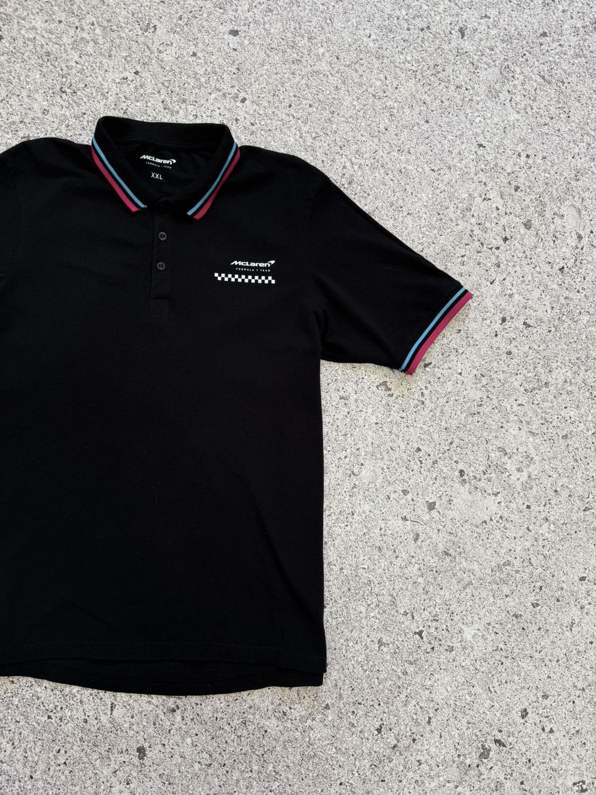 Malcolm McLaren × Vintage Vintage McLaren Formula 1 Team Miami Racing Polo T-Shirt Size US XXL / EU 58 / 5 - 5 Thumbnail
