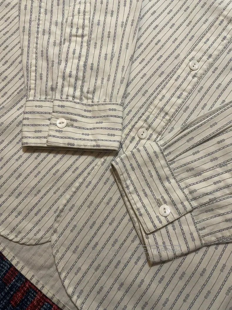 RRL Ralph Lauren RRL Ralph Lauren Rare vintage beige striped shirt Size US M / EU 48-50 / 2 - 4 Thumbnail