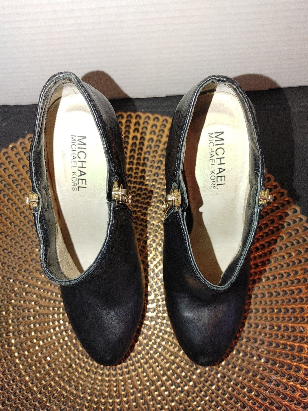 Michael Kors Michael Kors York Leather Booties Size 5M Size US 5 / IT 35 - 3 Thumbnail