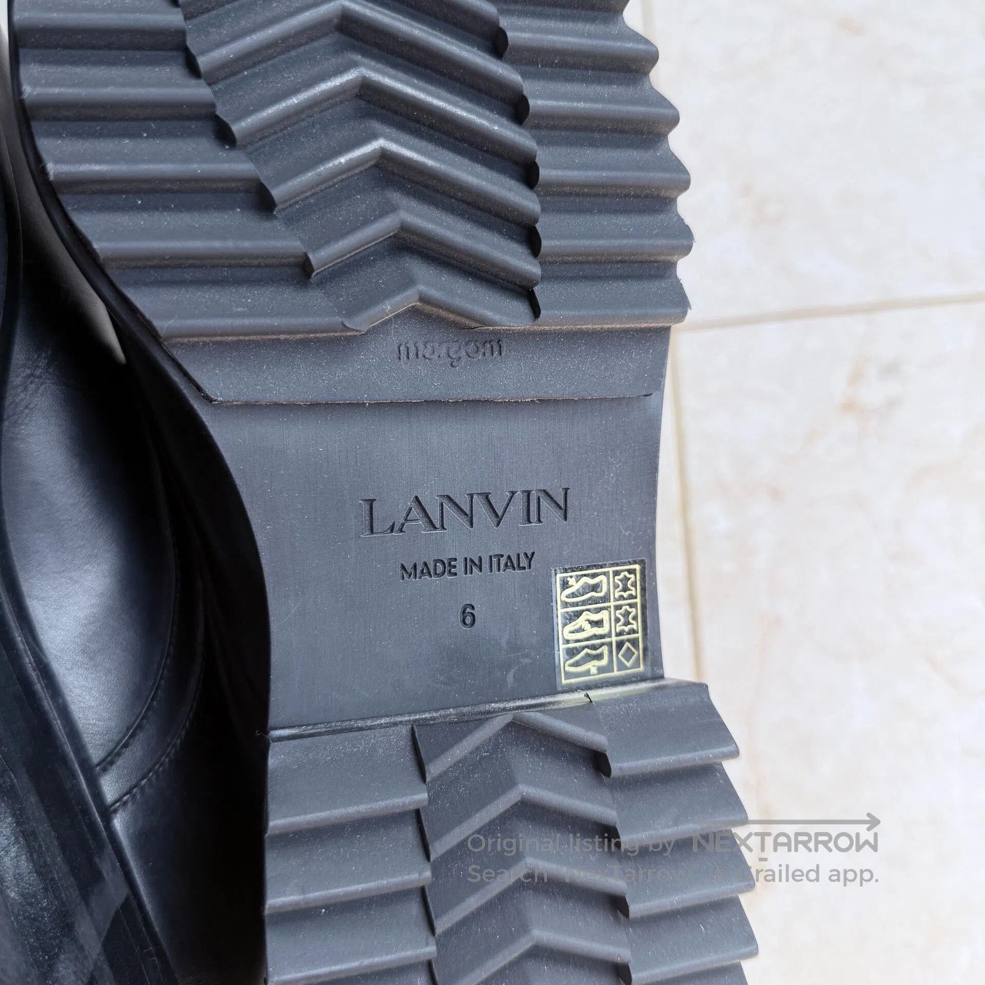 Lanvin Lanvin Alto Calf Leather Derby Shoes. Size US 6 / EU 39 - 9 Thumbnail