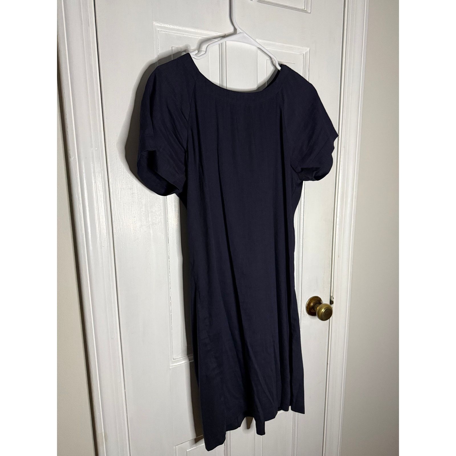 Theory Theory Caliver LaceBack Linen Dress Raglan Black Women Sze 4 Size S / US 4 / IT 40 - 1 Thumbnail