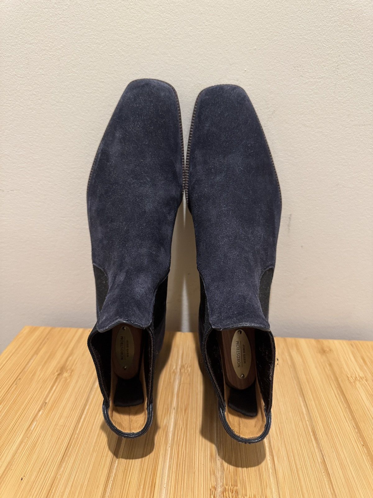 Gaziano & Girling Gaziano & Girling Bespoke Chelsea Navy Calf Suede 6UK/6.5US Size US 6.5 / EU 39-40 - 7 Thumbnail