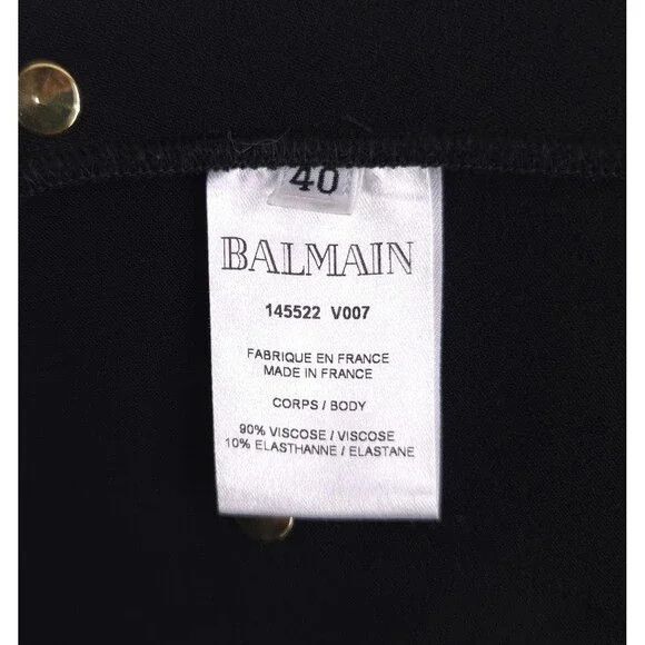 Balmain Balmain Gold Tone Button Trousers w/ Zip Hems 40 US 8 M Size 30" / US 8 / IT 44 - 13 Thumbnail