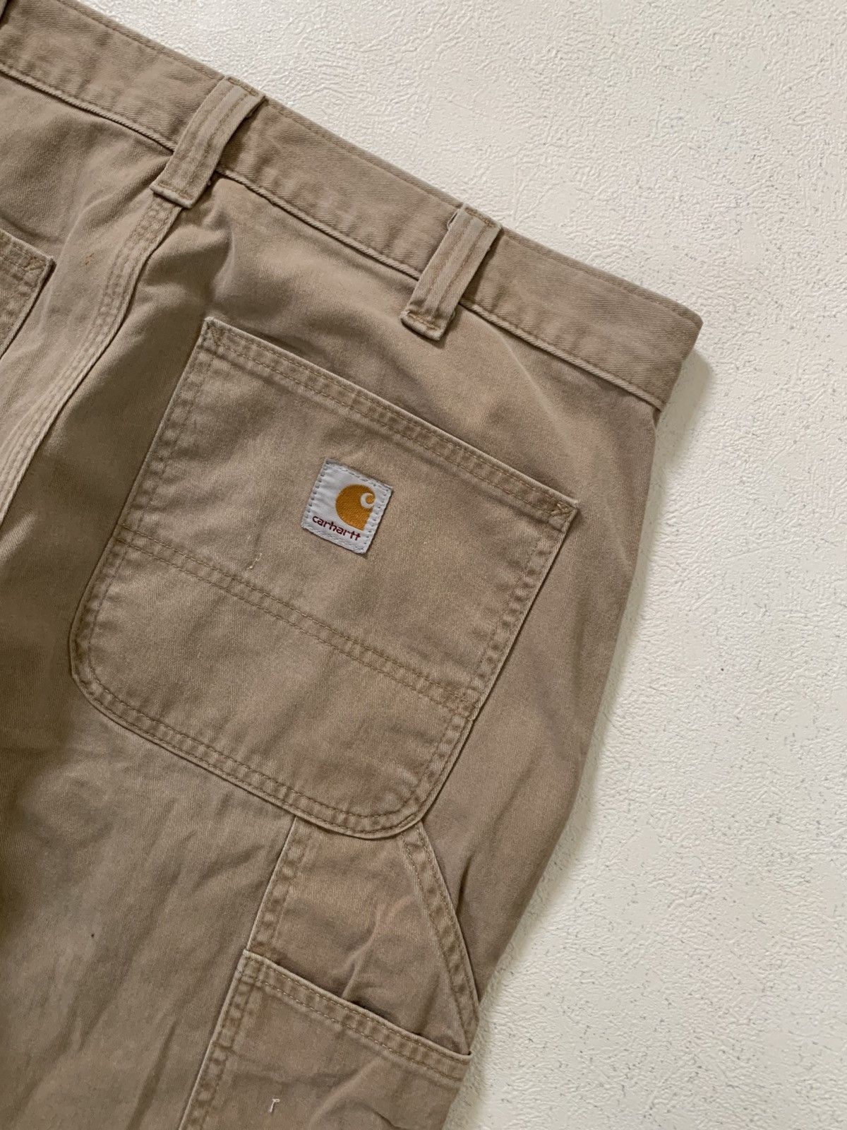 Carhartt Carhartt Short Carpenter Dark Khakis (B324-DKH) Size US 33 - 2 Thumbnail