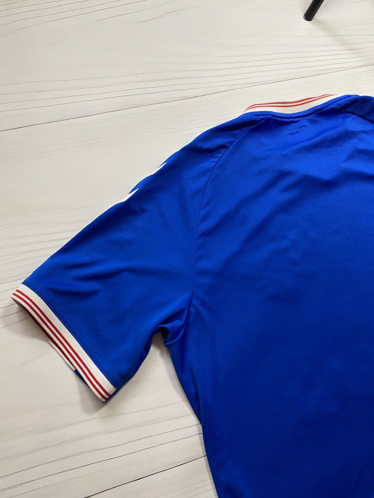 Hummel Hummel Rangers FC 2019/20 home soccer jersey y2k t shirt Size US M / EU 48-50 / 2 - 16 Thumbnail