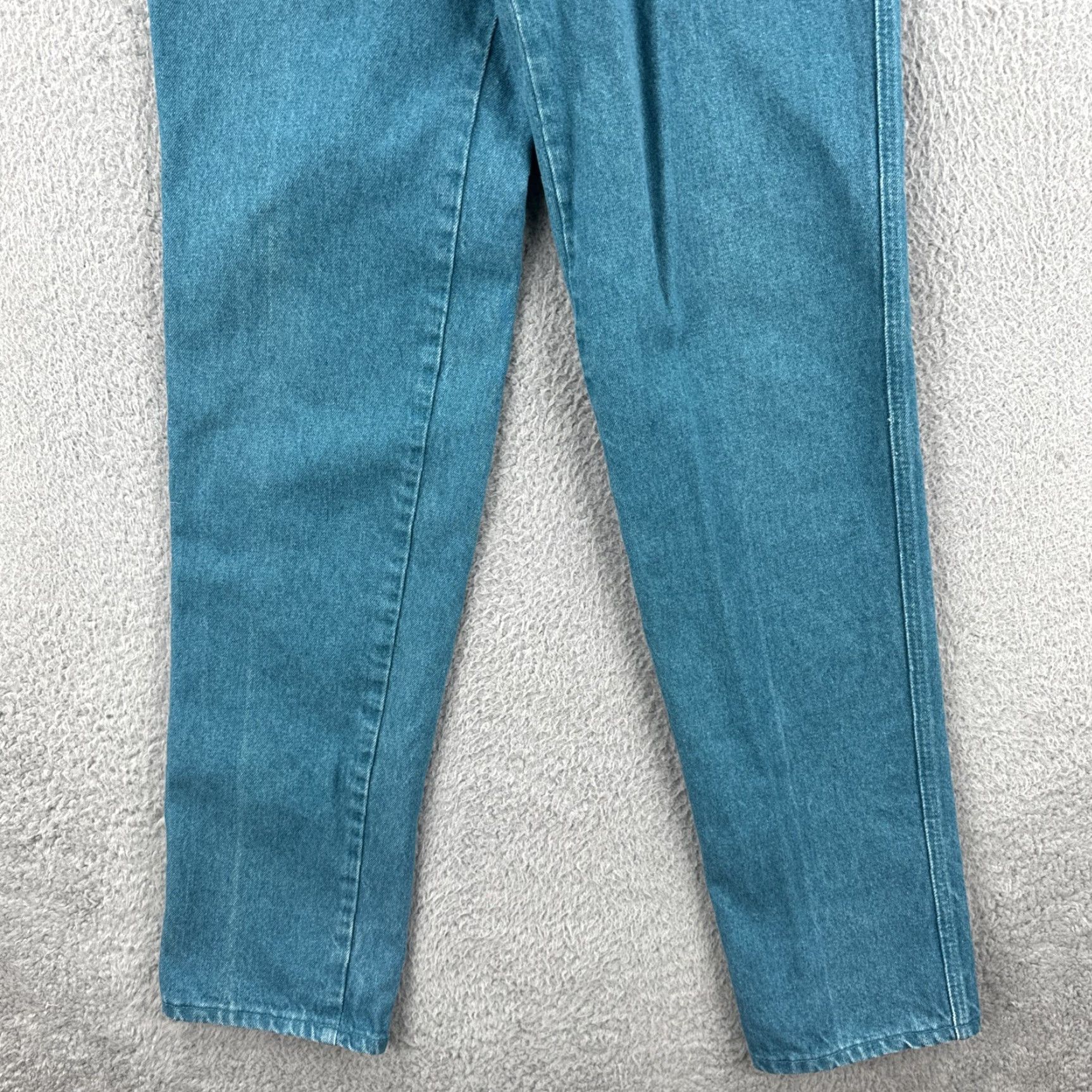 Vintage VINTAGE Rocky Mountain Clothing Women’s Jeans 28/7 Green Denim USA 90s Mom High Rise Womens Size 28" / US 6 / IT 42 - 4 Thumbnail