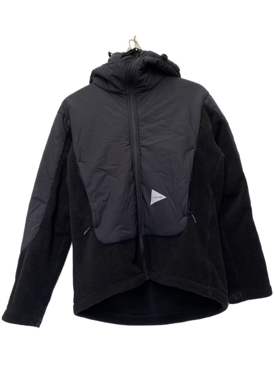 And Wander Reflective Logo Hooded Top Fleece Jacket Size US L / EU 52-54 / 3 - 1 Thumbnail