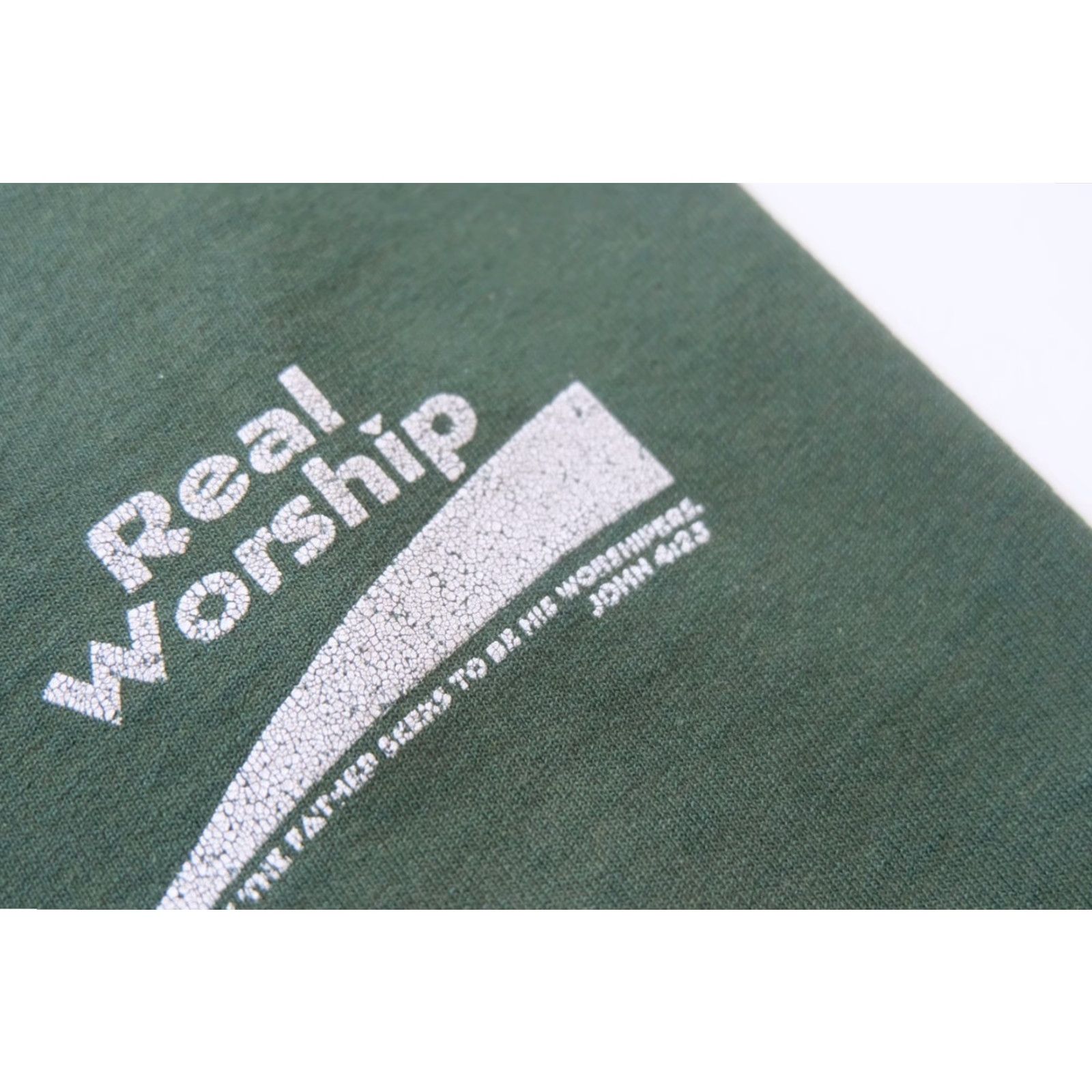 Vintage VINTAGE Coca-Cola T-Shirt Green 90s Retro JESUS BIBLE JOHN 4:25 VTG MEN L Size: L Size US L / EU 52-54 / 3 - 6 Thumbnail
