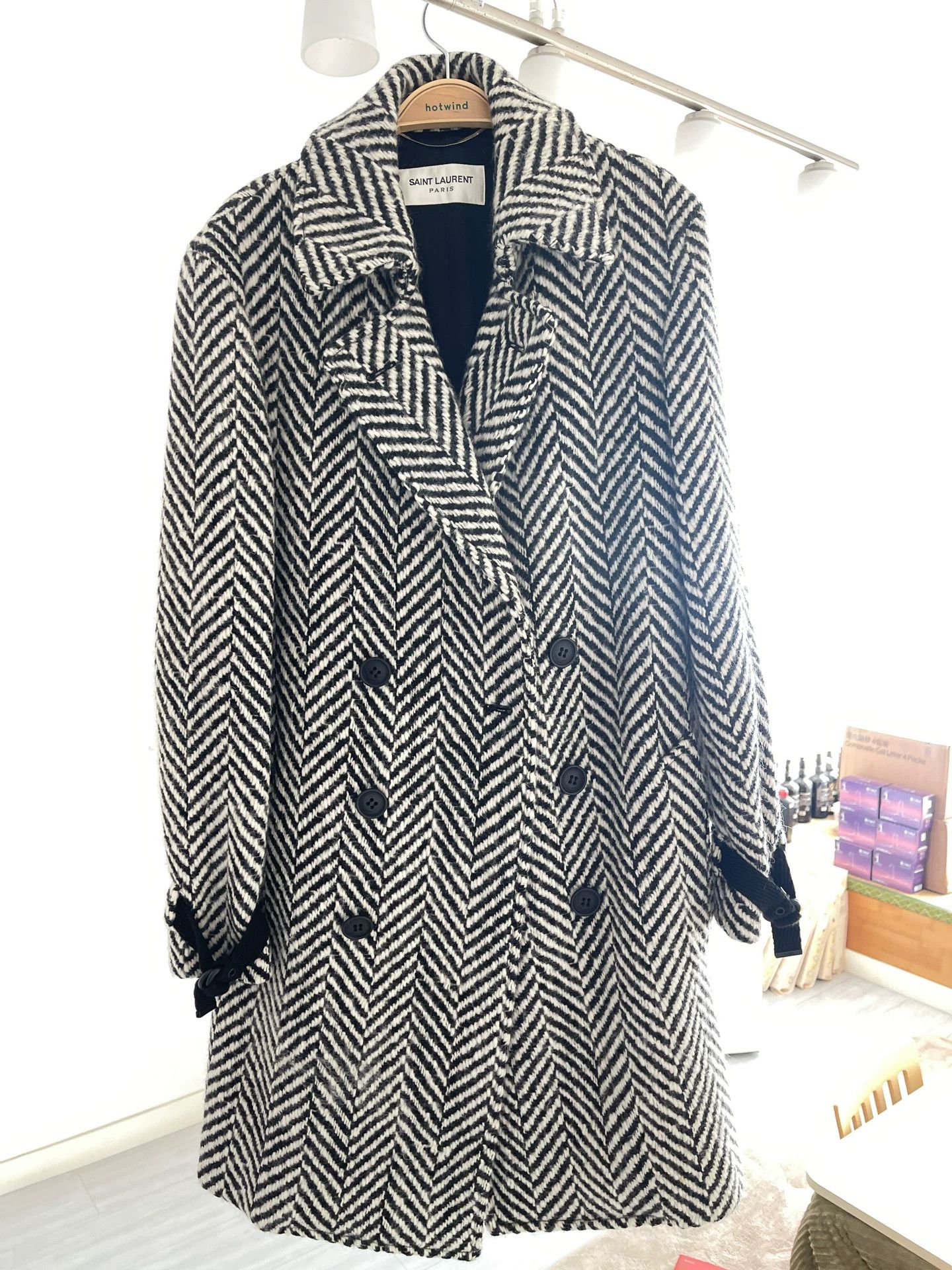 Saint Laurent Paris Saint Laurent Paris Mohair coat Size US S / EU 44-46 / 1 - 1 Thumbnail