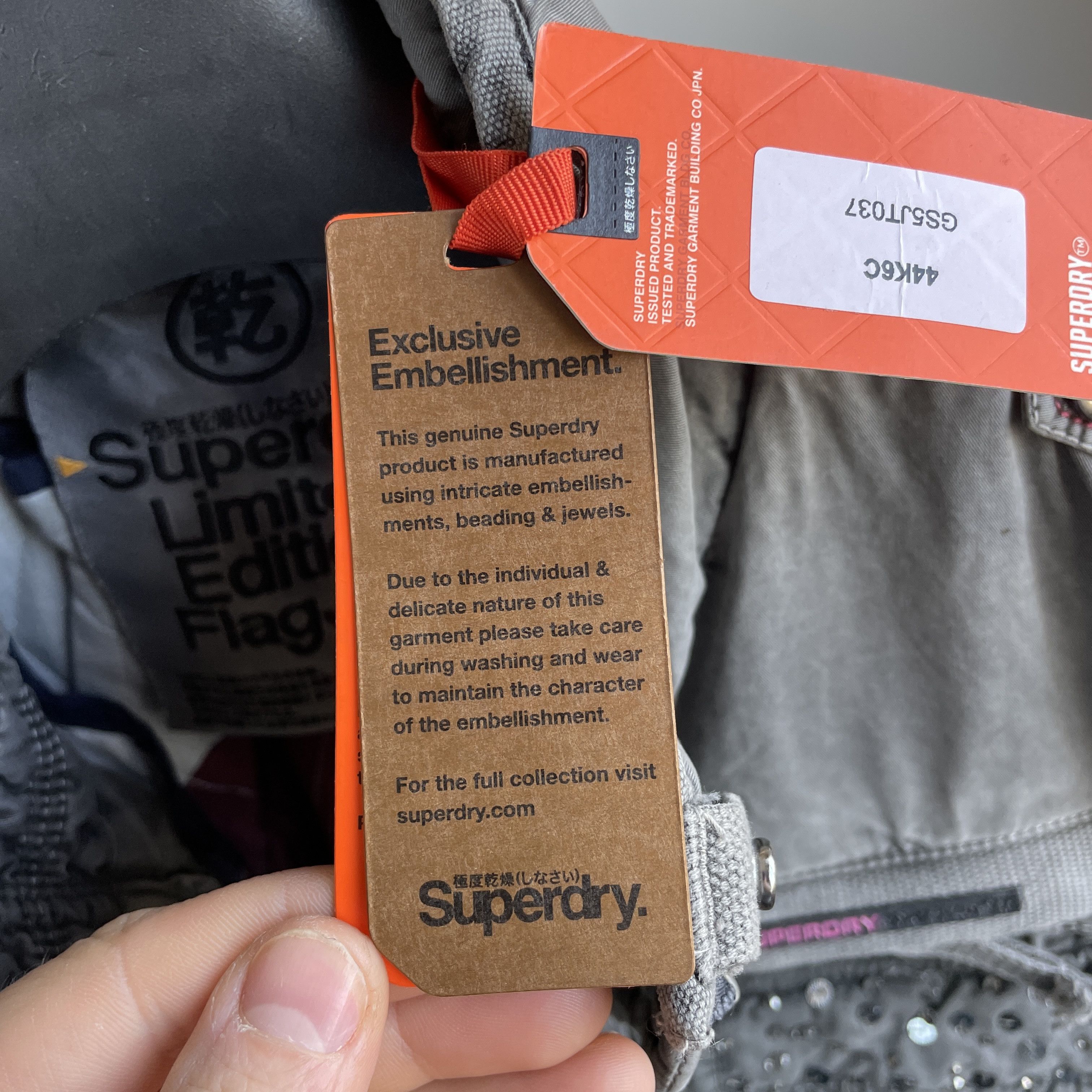 Superdry BNWT Superdry Womens Military Embellished Field Flag Jacket Size L / US 10 / IT 46 - 13 Thumbnail