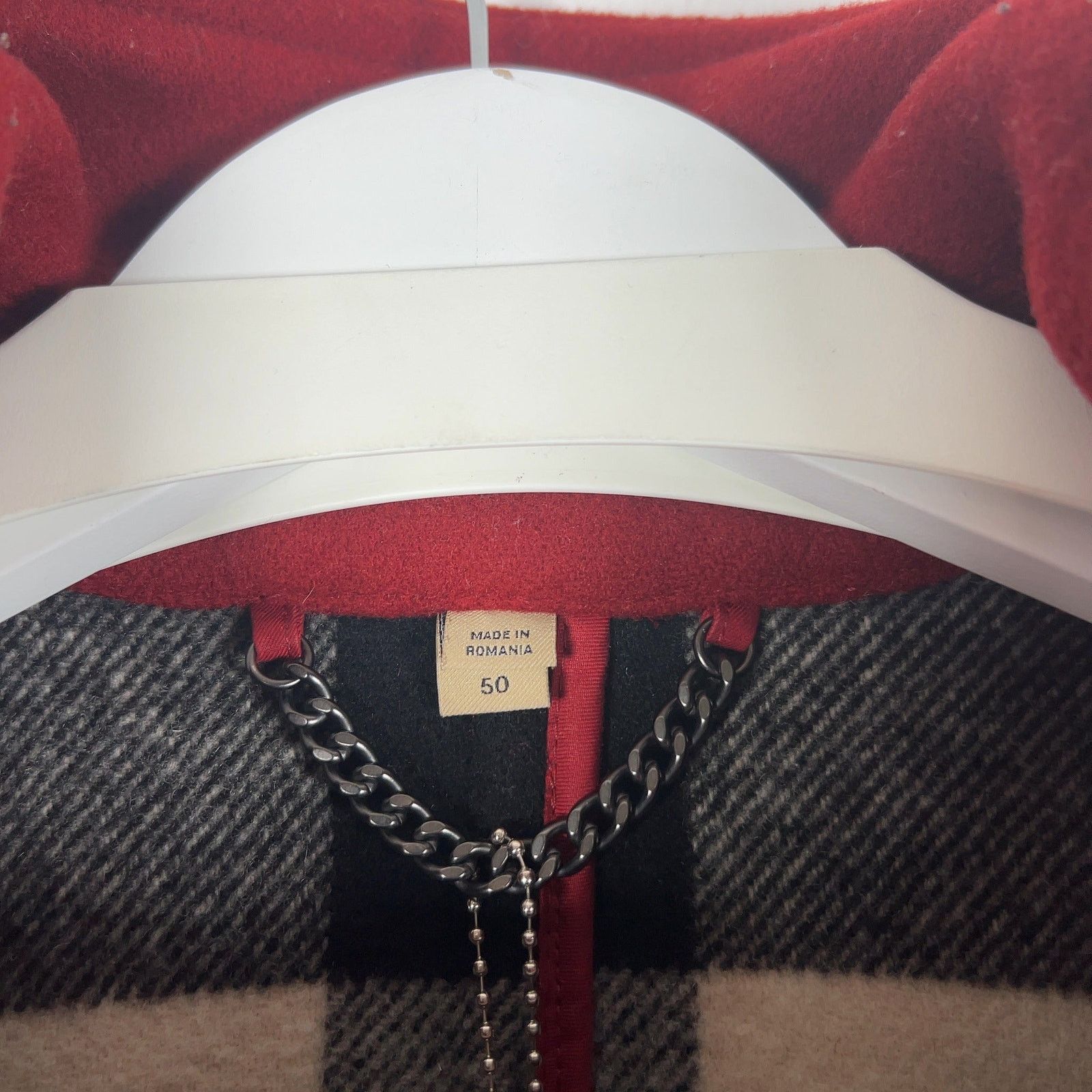 Burberry Burberry Red Wool Hooded Peacoat Size US M / EU 48-50 / 2 - 3 Thumbnail