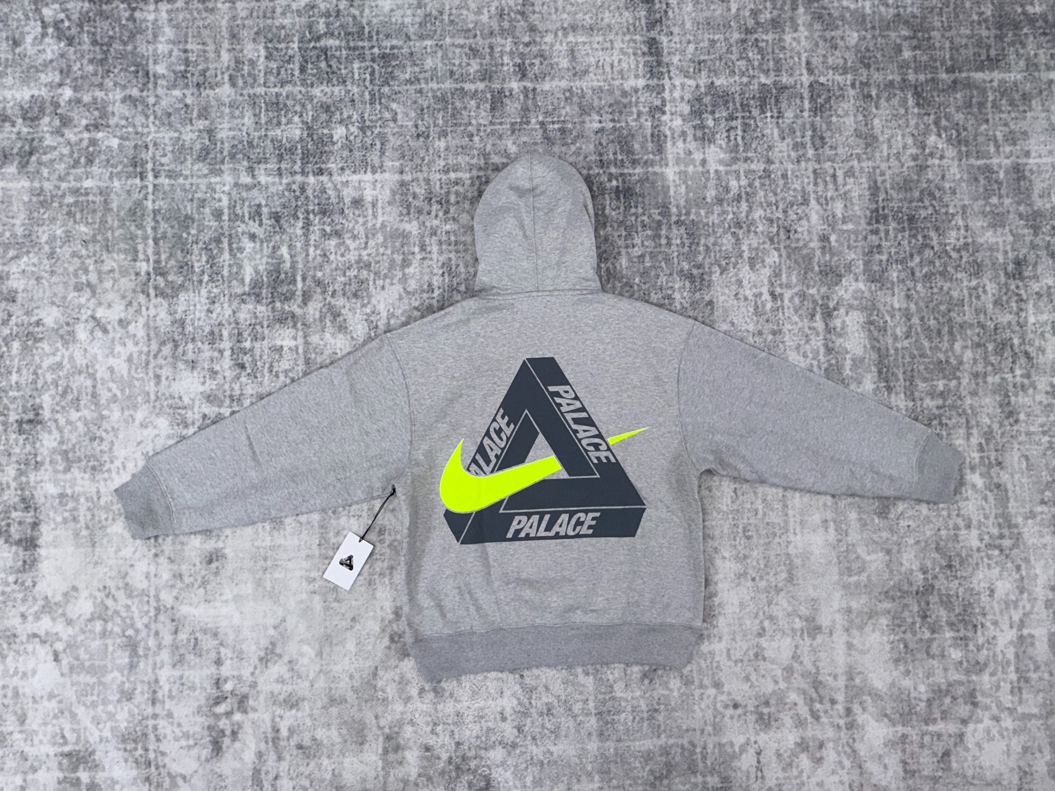 Palace Palace nike tri swoosh hoodie white | Grailed