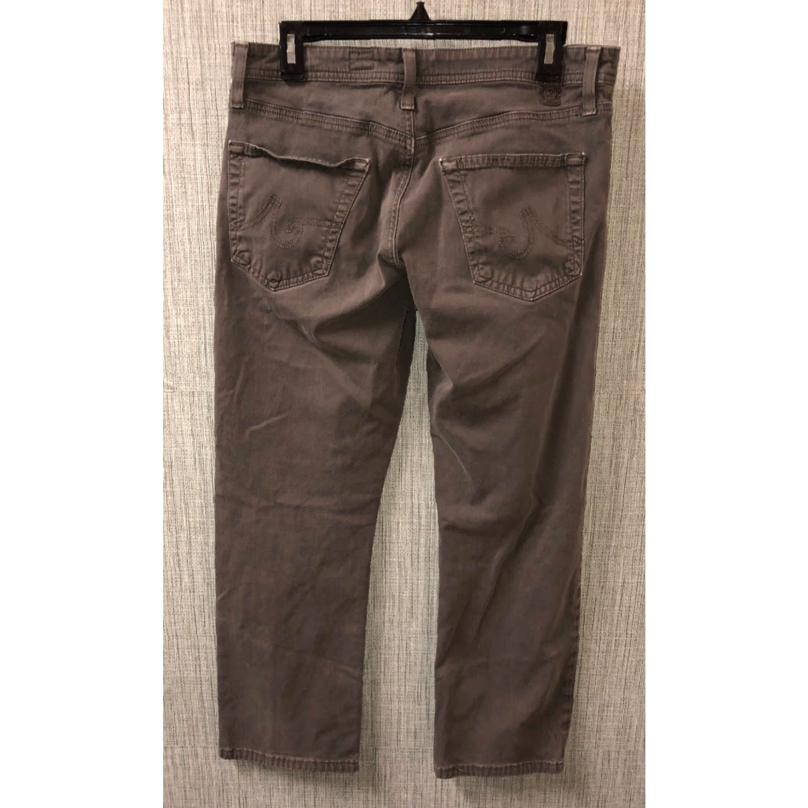 Vintage AG Adriano Goldschmied Pants Mens Gray PROTEGE Straight Leg Size 32 X 34 Size US 32 / EU 48 - 4 Thumbnail