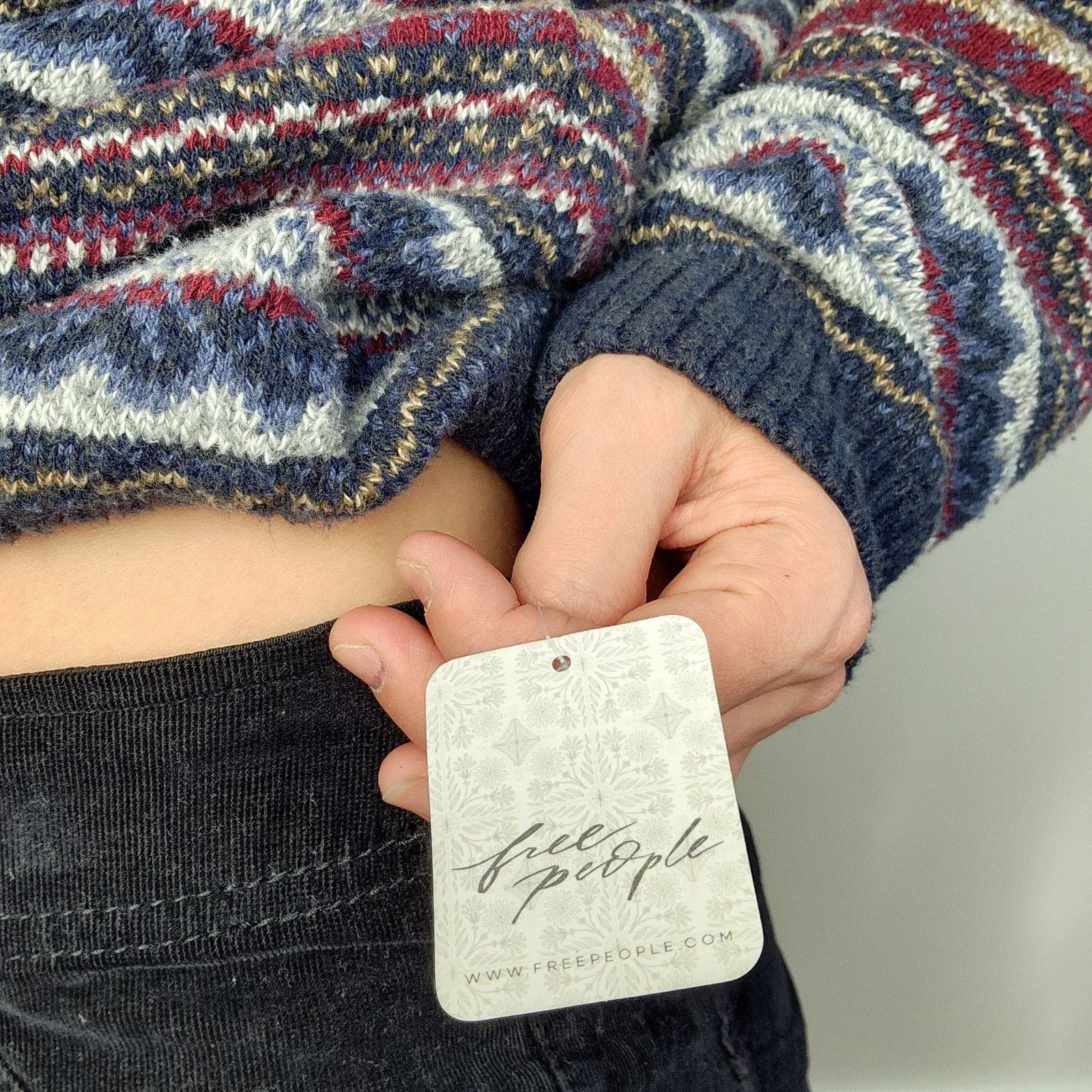 Free People Free People Pull On Black Corduroy Stretch Flares 34 NWT Size 34" / US 12 / IT 48 - 6 Thumbnail