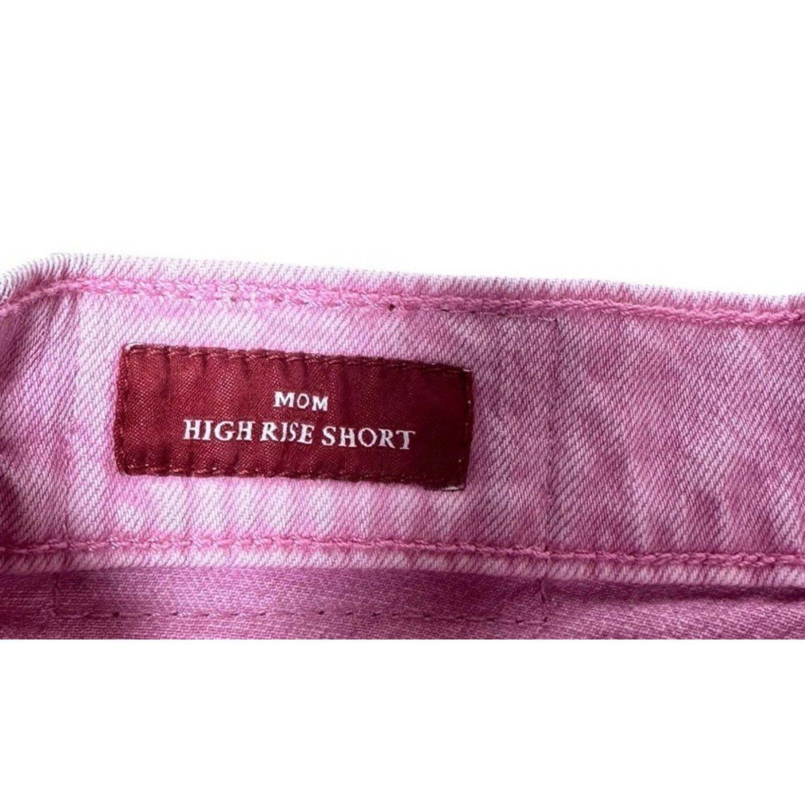 Lucky Brand Lucky Brand AC DC High Rise Mom Pink Denim Jean Shorts 2/26 Size 26" / US 2 / IT 38 - 7 Thumbnail