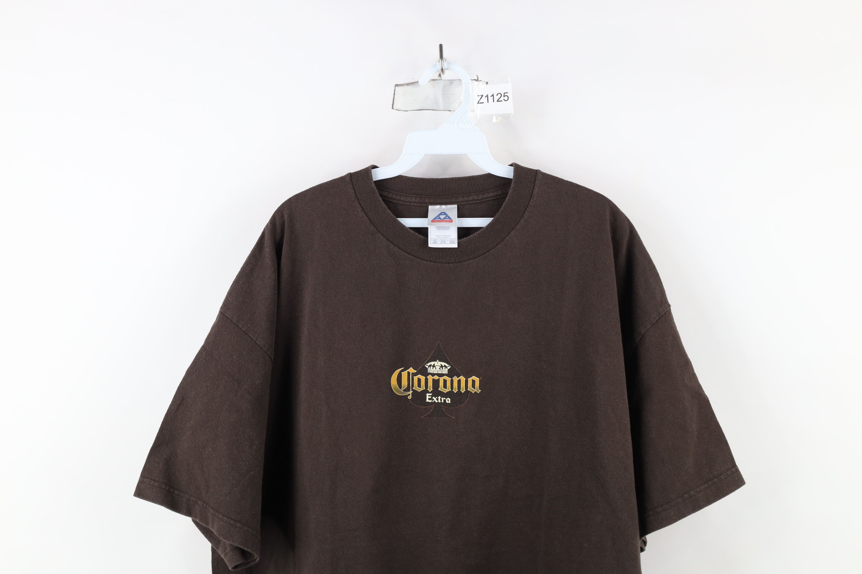 Vintage Vintage Y2K 2005 Corona Extra Las Vegas Pinup Girl T-Shirt Size US XXL / EU 58 / 5 - 2 Thumbnail