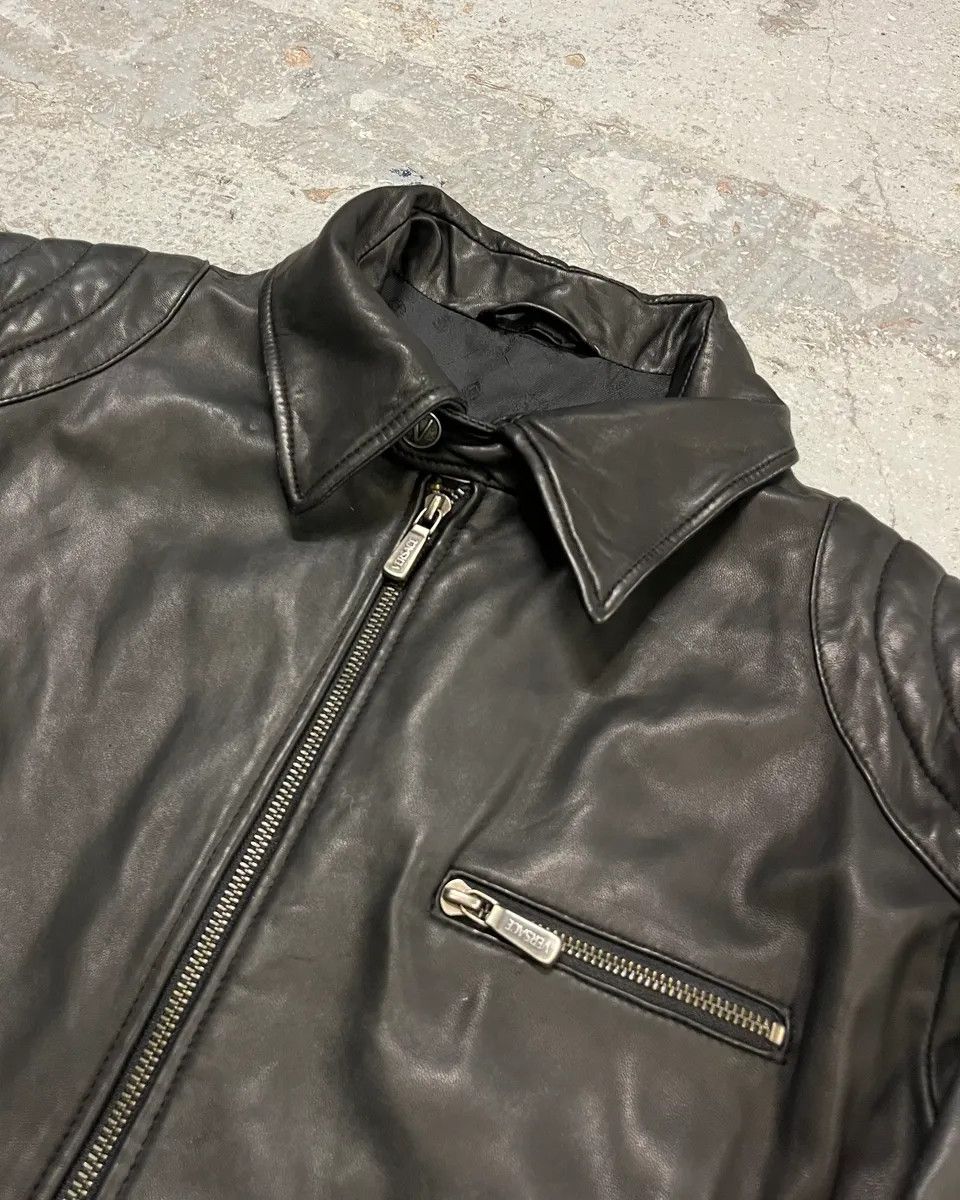 Versace AW2015 Versace Moto Black Padded Leather Jacket Size US M / EU 48-50 / 2 - 5 Thumbnail